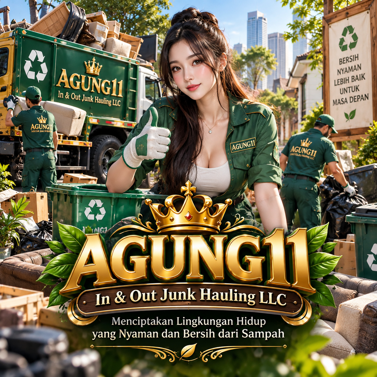 AGUNG11 $ In & Out Junk Hauling LLC Menciptakan Lingkungan Hidup yang Nyaman dan Bersih dari Sampah